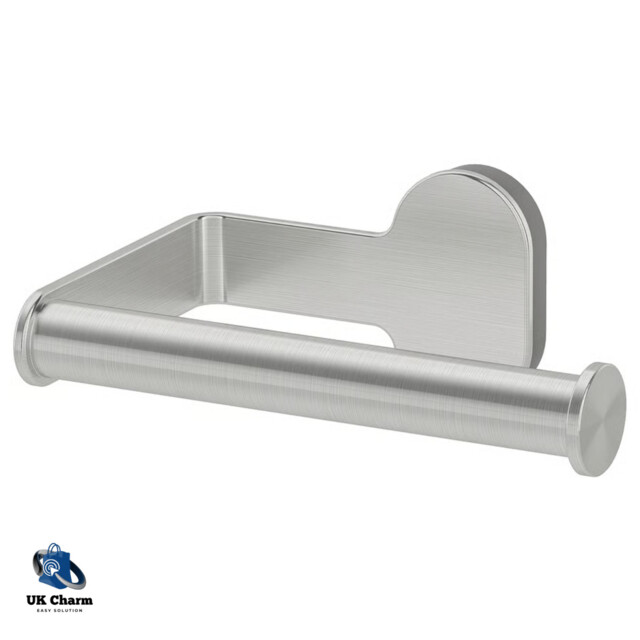 Ikea Brogrund Toilet Roll Holder Stainless Steel Modern Wall Mount