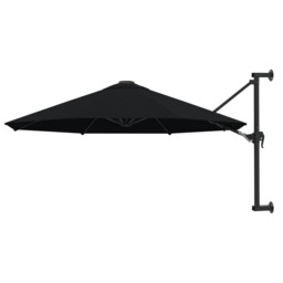 Wall-mounted Garden Parasol With Metal Pole 300 Cm