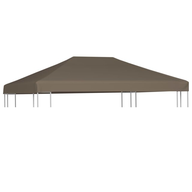 2-tier Gazebo Top Cover Patio Waterproof Tent Roof Replacement Tent