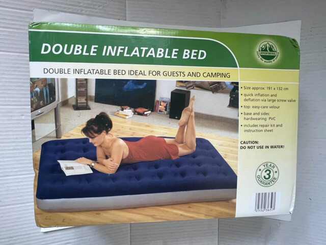 Adventuridge Inflatable Double Bed Boxed & Sealed.
