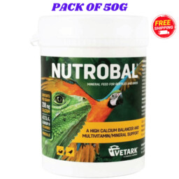 Vetark Vitamin Mineral Supplement Powder For Birds Reptiles Rabbits