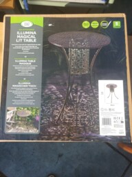 Solar Illumina Magical Metal Silhouette Lit Table Integral Light