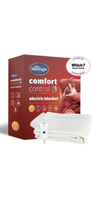 🔥 Silentnight Comfort Control Electric Heated Under Blanket (single)