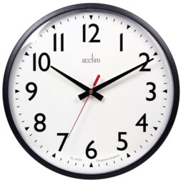 Acctim Commander Wall Clock Quartz Shatterproof Lens Easy Read Numbers