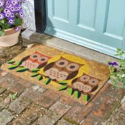 Smart Garden Hooters Decoir Doormat, 75cm X 45cm