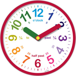 Acctim Lulu Teach Time Clock (red)