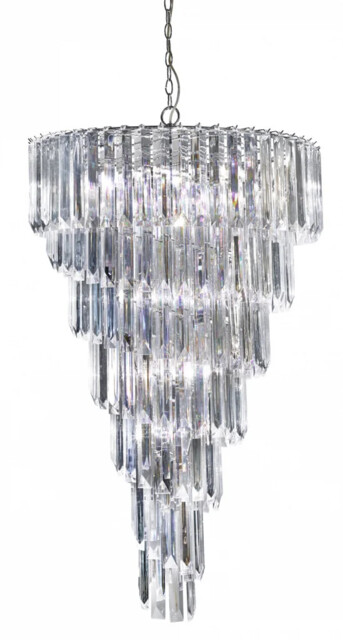 Ceiling Light Silver Sigma 9 67cm Chrome Searchlight 7999-9cc