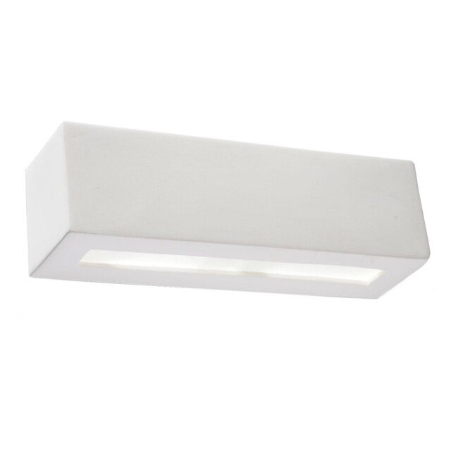 Modern Minimalist Wall Lamp Ceramic Vega White E27 Led Sollux Lights