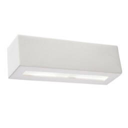 Modern Minimalist Wall Lamp Ceramic Vega White E27 Led Sollux Lights