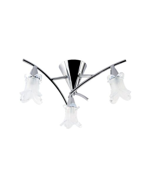 Searchlight Portland Semi-flush Light 4733-3cc