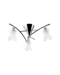 Searchlight Portland Semi-flush Light 4733-3cc
