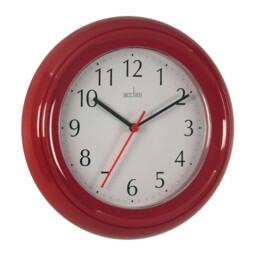 Wycombe Kitchen Wall Clock - 22.5cm - Quartz Movement - Colours