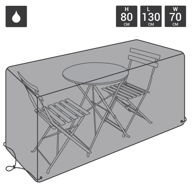 Charles Bentley Bistro Set Waterproof Outdoor Garden Furniture Cover -