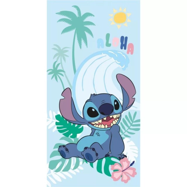 Stitch Aloha Hawaii Beach Towel Large 70x140cm Cotton Original Disney
