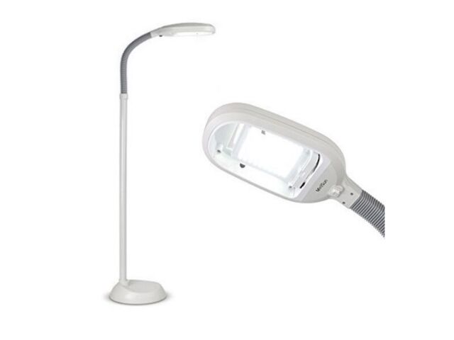 Grey Floor Lamp Light High Vision Reading Light Natural Daylight