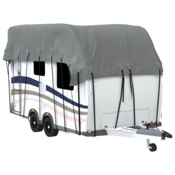 Caravan Roof Cover Sun Canopy Top Protection Grey Non-woven Fabric