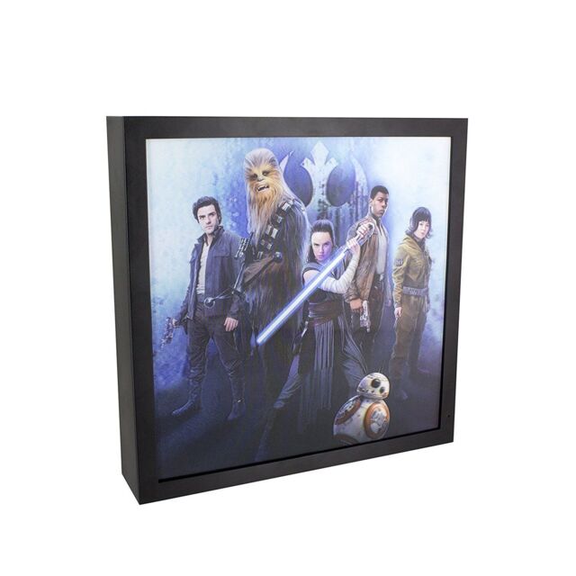 Paladone Star Wars The Last Jedi 3d Luminart Light - Novelty Light -