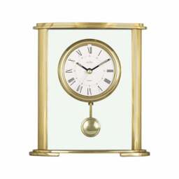 Acctim Clocks Gold Finish Quartz Battery Mantle Clock Welwyn 36358