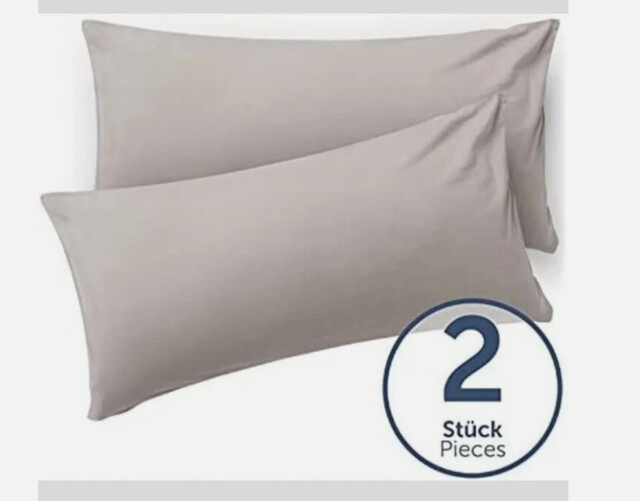Blumtal Pillow Cover X2 Microfibre 90gsm Size 45x135cm In Colour
