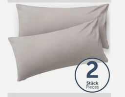 Blumtal Pillow Cover X2 Microfibre 90gsm Size 45x135cm In Colour