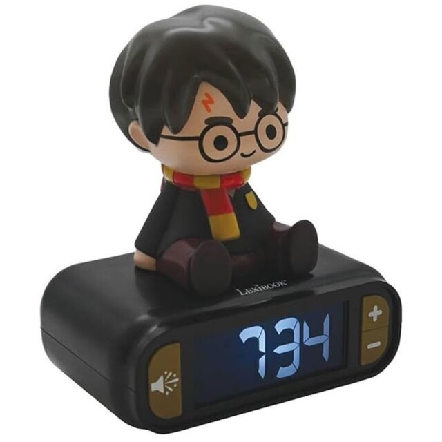 Harry Potter Nightlight Alarm Clock Kids - Magic Sounds - Lcd -