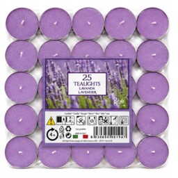Aladino 25 Tealights Lavender S, Multicolour