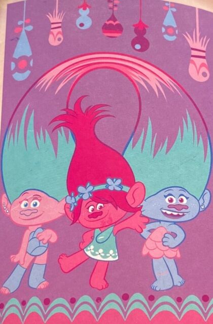 Trolls Character Panel Fleece Blanket Brand
