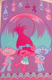 Trolls Character Panel Fleece Blanket Brand