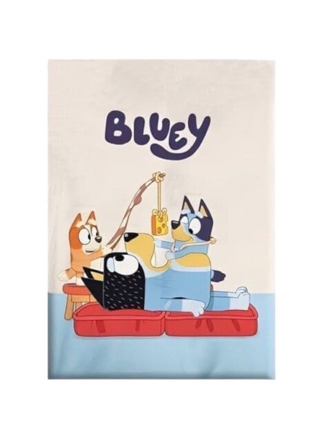 Official Bluey Boys Girls Kids Fleece Blanket Throw 100% Polyester 100