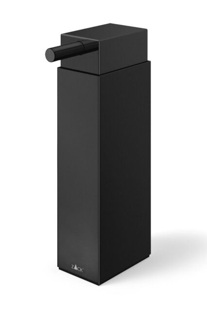 Zack Linea Powder Coated Black Stainless Steel Free Standing Soap