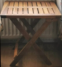 Small Folding Side Table Outdoor Patio Balcony Coffee Garden Furniture