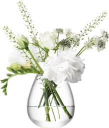 Lsa International Flower Mini Table Vase H 9.5 Cm Clear- 1 Unit -