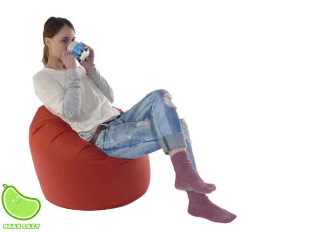 Large Adult / Teen Size Terracotta Bean Bag With Beans By Bean Lazy
