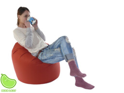 Large Adult / Teen Size Terracotta Bean Bag With Beans By Bean Lazy