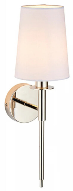 Wall Light Silver Cassian Bright Nickel White Lighting No. 1 92949