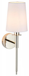 Wall Light Silver Cassian Bright Nickel White Lighting No. 1 92949
