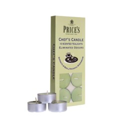 Price's Candles 10 Chef's Tealights Scented Tea Lights With Tealights,