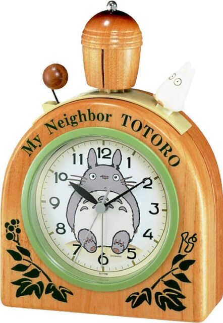 Rhythm My Neighbor Totoro Alarm Clock R455n Wooden Bell Alarm