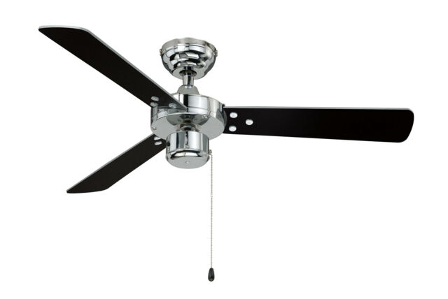 "Ceiling Fan Without Lights Cyrus Chrome 42"" Small Ceiling Fan"