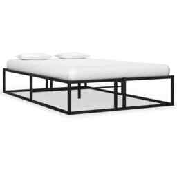 Bed Frame Black Metal 120x200 Cm Vidaxl