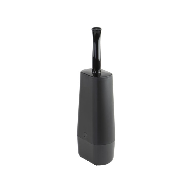 Casabella Hygienic Toilet Bowl Brush With Caddy, Black
