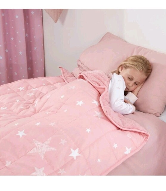 Dreamscene Star Single Blanket - Pink (dbwestrbl01)