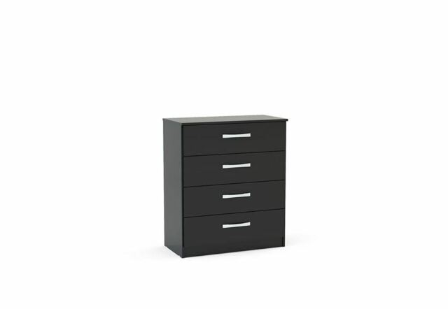 Birlea Lynx High Gloss 4 Drawer Chest, 5 Drawer Chest And 6 Drawer