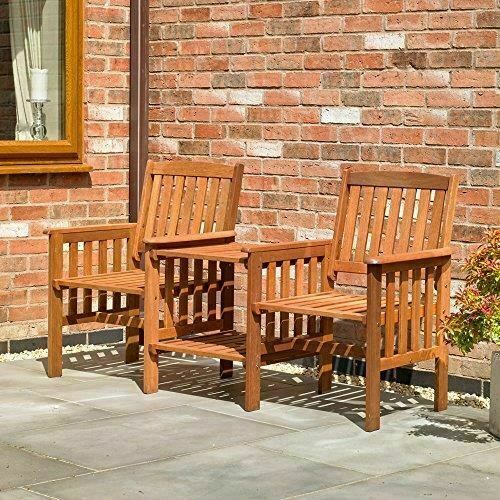 Garden Mile Fslove Hardwood Garden Love Chair