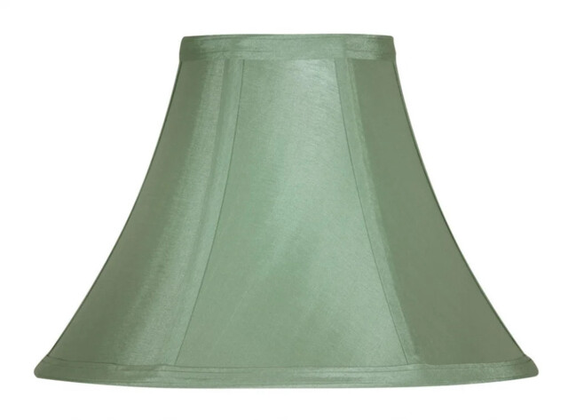 "Lampshade Green 8"" Empire Sage Faux Silk 200mm Oaks Lighting S752/8 Se"