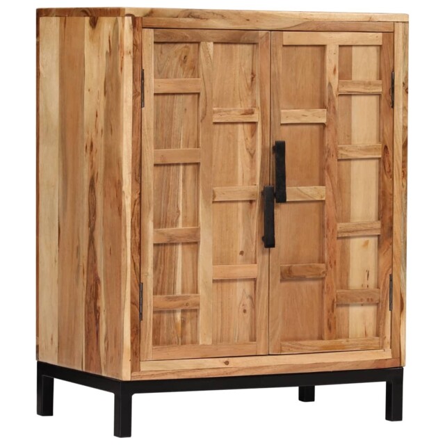 Solid Acacia Wood Sideboard 60x35x76cm Brown Home Storage Cabinet Unit