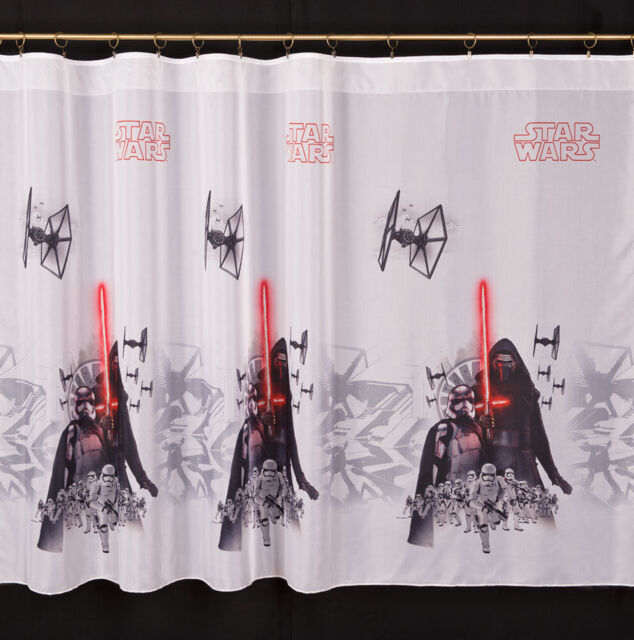 Star Wars Heroes Window Decorations Voile Ready Made Kids Net Curtains