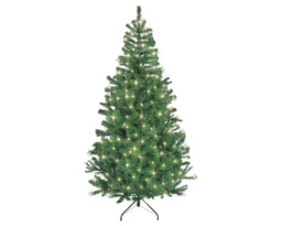 Christmas Tree Shatchi Alaskan Pine Prelit, Warm White Leds, Green-