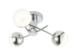 Bathroom Light Silver Rhodes 3 Led Chrome Ip44 Spa Spa-36302-chr