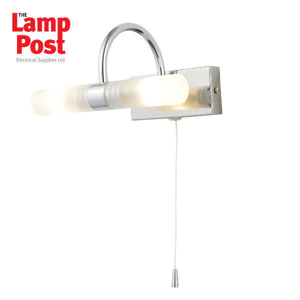 Forum Spa-6888.014 - Corvus 2 Light Bathroom Wall Light Fitting Chrome